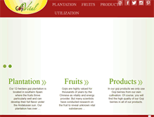 Tablet Screenshot of gojivital.com